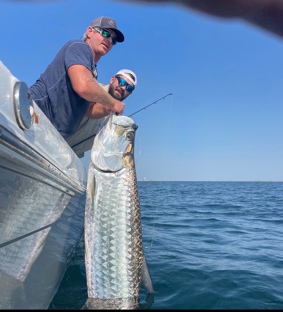 Texas Tarpon Hunt fishing charter photo — Galveston with Captain Shawn Warren