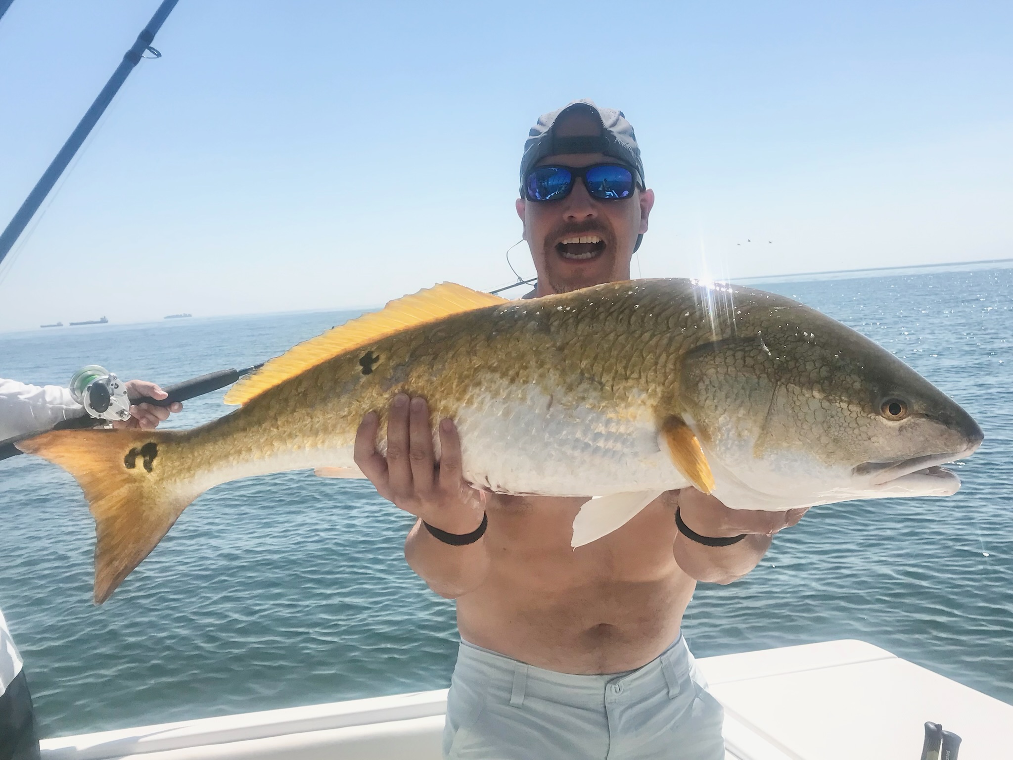Bull Redfish fishing charter photo — Galveston with Captain Shawn Warren