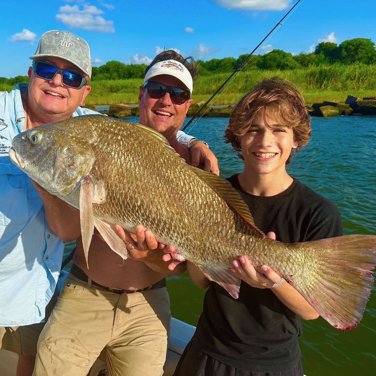 Black Drum fishing charter photo — Galveston with Captain Shawn Warren