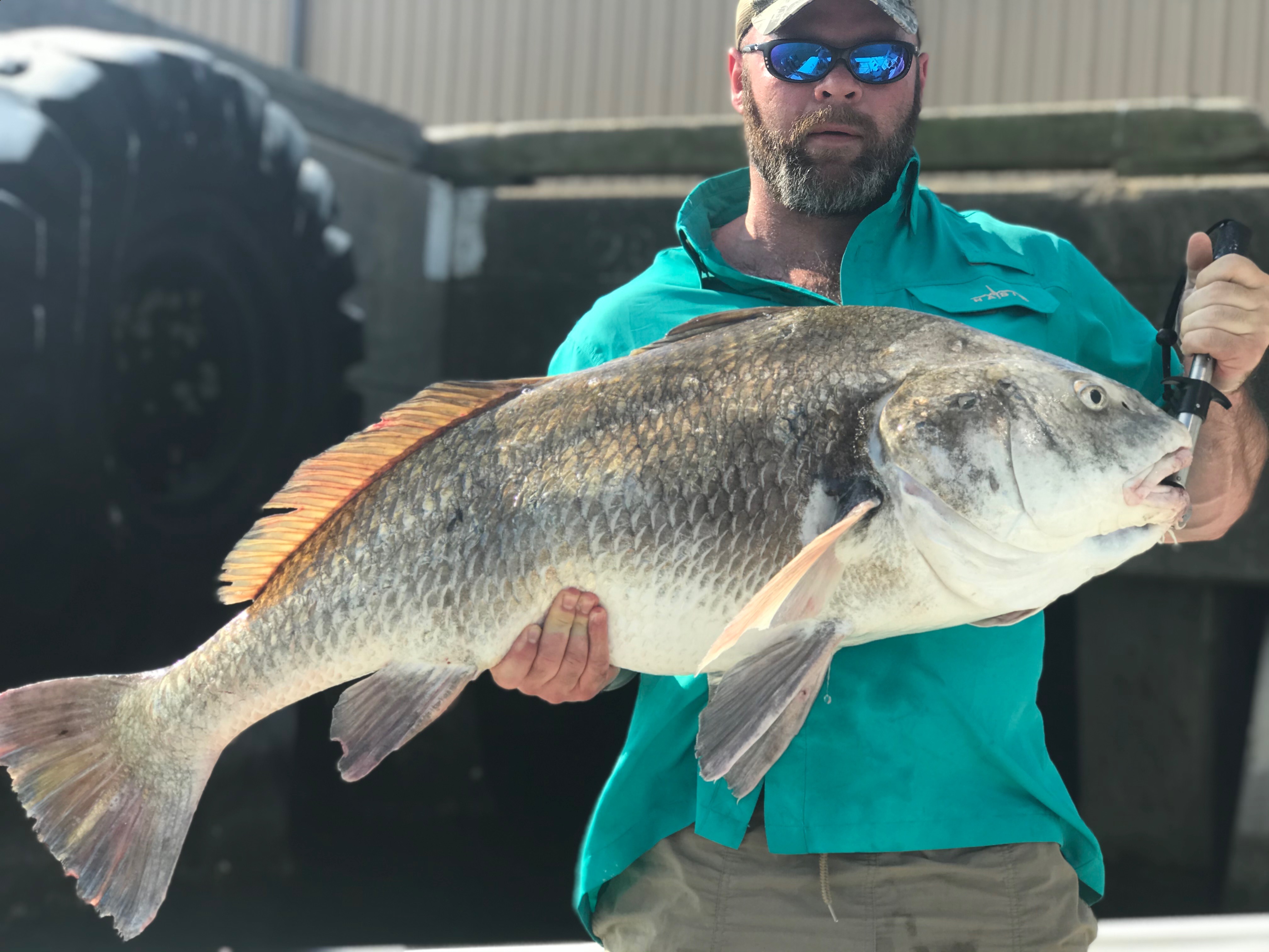 Black Drum fishing charter photo — Galveston with Captain Shawn Warren